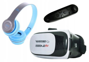 Gogle Vr Okulary 3d+pilot Do Grania Dla Dzieci
