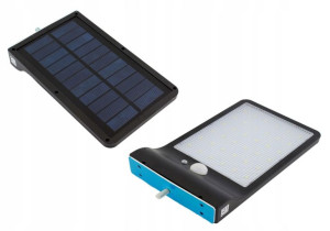 Bezprzewodowa lampa solarna z czujnikiem zmierzchu