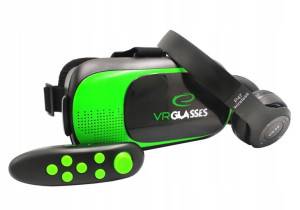 Okulary Google Vr 3d Ze Słuchawkami+pilot Bluetoot