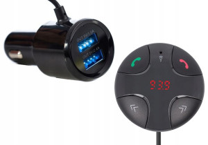 Transmiter FM Bluetooth Ładowarka 2xUSB do BMW