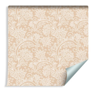 Tapeta Ścienna do Salonu Delikatne Ozdobne Ornamenty