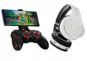 Gamepad+słuchawki Bluetooth Do Telefonu Huawei