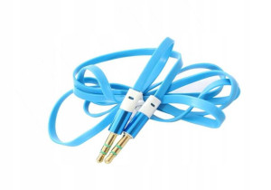 Kabel Aux Jack 3,5mm+przejściówka Do Smartfona