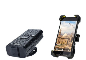 Mocna Lampka Latarka Usb Na Rower Powerbank Uchwyt