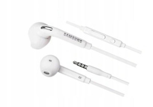 Słuchawki dokanałowe Samsung pilot gumki mikrofon