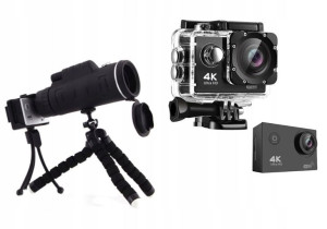 Obiektyw Luneta + Kamera 4k Do Smartfona