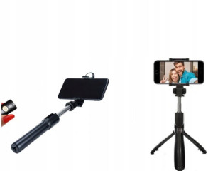 Tripod Selfie Stick Z Podświetleniem Led Dla Syna