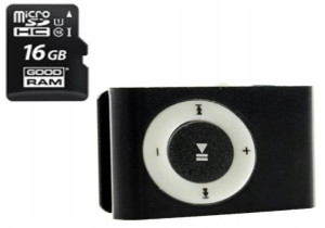 Mini odtwarzacz MP3 do biegania na deske