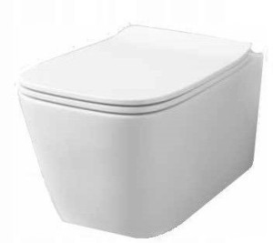 Miska WC BEZRANTOWA + deską wolnoopadającą EKSPO.