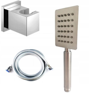 ZESTAW Uchwyt GROHE 27693000 + słuchawka + wąż 125
