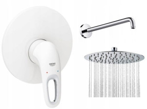 ZESTAW NATRYSKOWY bat. GROHE + deszczownica 40cm