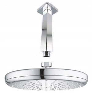 GROHE Deszczownica 210mm + ramię sufitowe 15 cm