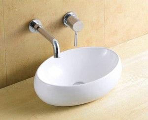 Umywalka nablatowa ceramiczna 8252B 47x32x14 cm