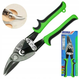 Dedra Nożyce Do Blachy Prawe Crv 250mm 12p003