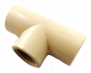 Trójnik 3/4" KW/GW/KW CPVC do klejenia