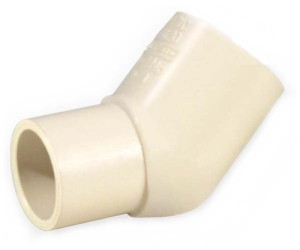 Łuk kolano 3/4" 45° KZ/KW CPVC do klejenia