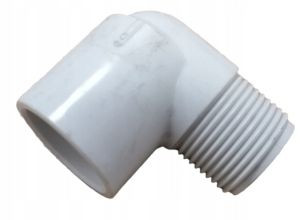 Kolano kolanko 1/2" GZ/KW PVC do klejenia