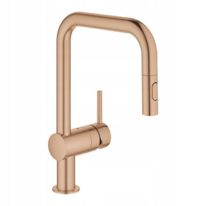 GROHE Bateria kuchenna MINTA BRUSHED WARM SUNSET