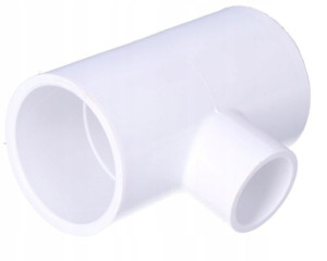Trójnik 1x1/2x1" KW/KW/KW PVC do klejenia