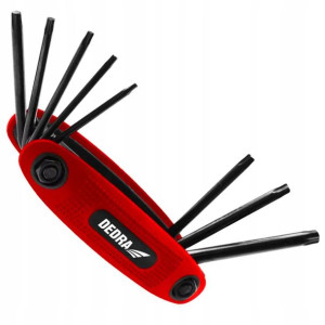 Dedra Zestaw Kluczy Torx 8el T9-t40 Crv Czernione