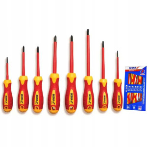Dedra 06b051 Zestaw Wkrętaków Izolowanych 8 Szt