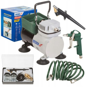 Zestaw Aerograf Kompresor Do Malowania 300w 3,5bar