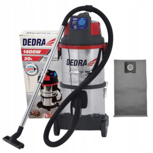 Dedra Odkurzacz Warsztatowy Filtr Wodny 1400w 20l