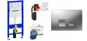 Geberit Stelaż Duofix Basic Delta Chrom Fresh Disc