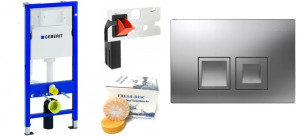 Geberit Stelaż Duofix Basic Delta Chrom Fresh Disc