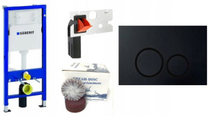 Geberit Stelaż Duofix Basic Delta Chrom Fresh Disc