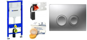 Geberit Stelaż Duofix Basic Delta Chrom Fresh Disc