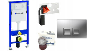 Geberit Stelaż Duofix Basic Delta Chrom Fresh Disc