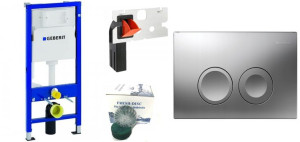 Geberit Stelaż Duofix Basic Delta Chrom Fresh Disc