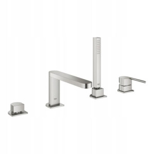 Grohe Bateria wannowa 4-otwor Plus STAL NIERDZEWNA