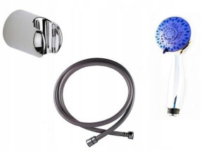 GROHE uchwyt 28605 + wąż srebrny 300cm + słuchawka