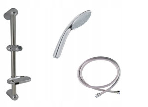 Grohe 27222 + Drążek D1 z mydelniczką + Wąż 150 cm