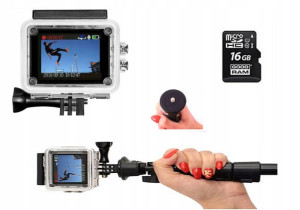 Kamerka Kamera Na Kask 4k Ultra Hd+sd 16gb