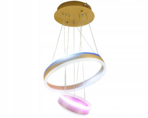 Lampa Wisząca Ring Obręcze Led Rgb Salon Jadalnia
