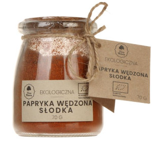 Papryka Wędzona Słodka w słoiczku 70 g Dary Natury