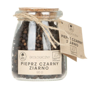 Pieprz Czarny Ziarno w słoiczku 90 g Dary Natury