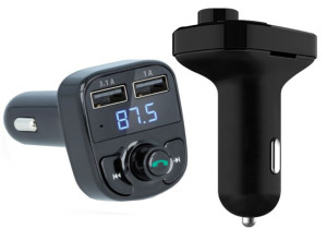Transmiter Bluetooth Rozmowy Ładowanie Dual Mp3