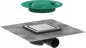 Hansgrohe Odpływ punktowy 15x15cm ruszt RainDrain