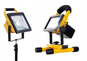 Bezprzewodowy Reflektor Led Budowlany 20w