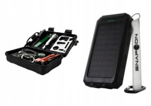Powerbank Solarny Zestaw Wojskowy Survivalowy