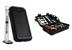 Powerbank Solarny Zestaw Wojskowy Survivalowy