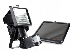 Naświetlacz lampa LED solarny+czujnik ruchu 10W