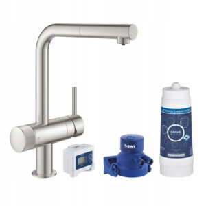 Grohe ZESTAW Bateria + Filtr BLUE PURE MINTA DUO
