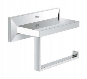 Grohe Uchwyt na papier toaletowy z półką Allure