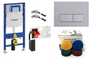Stelaż Geberit DUOFIX UP320 CHROM MAT FRESH DISC