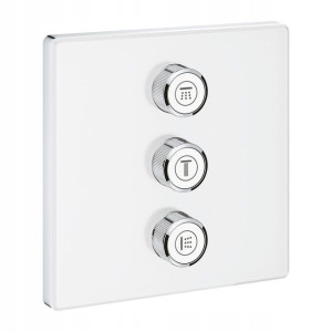 Grohe Bateria wannowa biała Grohtherm SmartControl